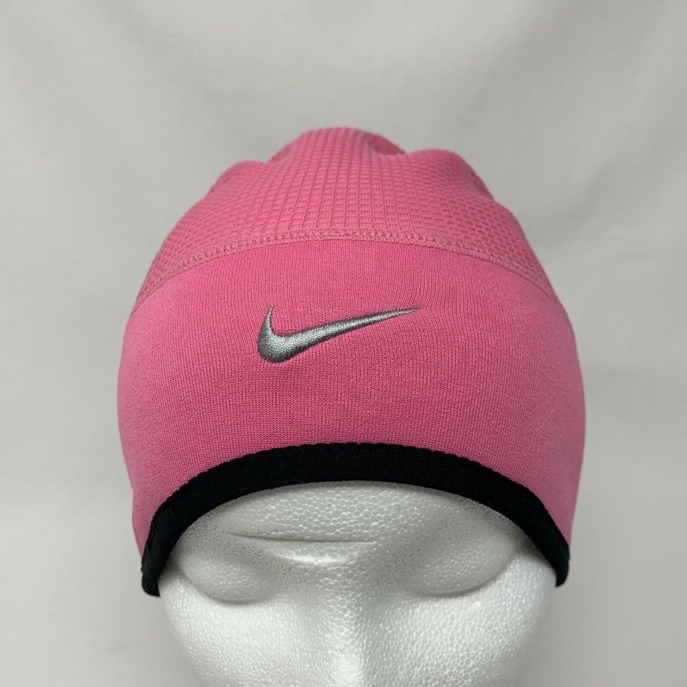 NIKE: Girls Lightweight Pink Beanie